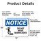 Signmission Do Not Move Barricades, 14 in W x Rectangle, Aluminum OS-2PACK-NS-A-1014-L-11309 - alternate 3